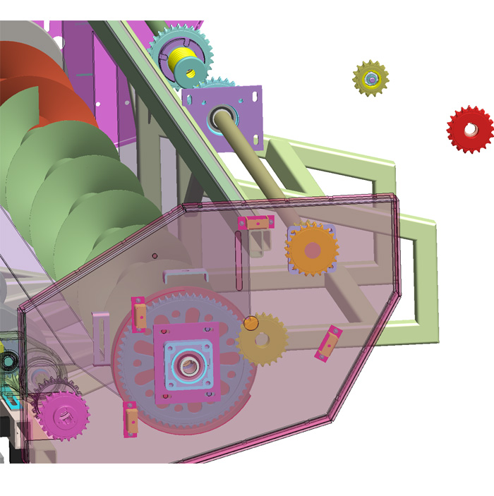 雙排鏈輪驅(qū)動(dòng)